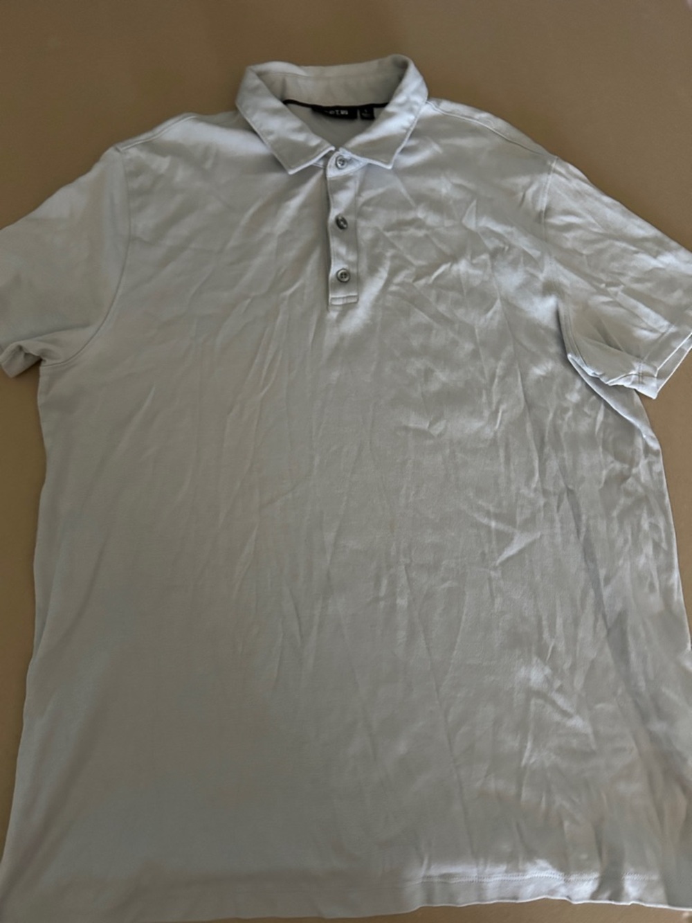 Apt. 9 Men's Pale Blue Polo Shirt